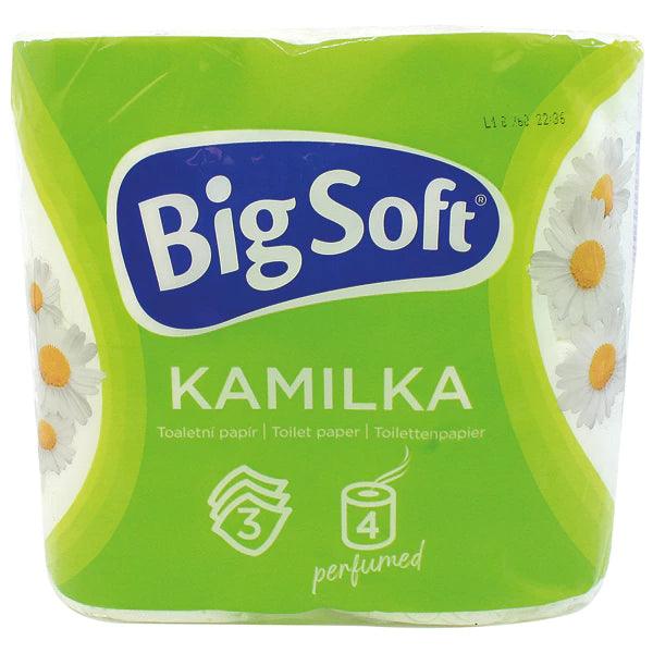 Toilettenpapier 3-lagig 4x160 Blatt, Kamilka Big Soft - 24/Alaner Store