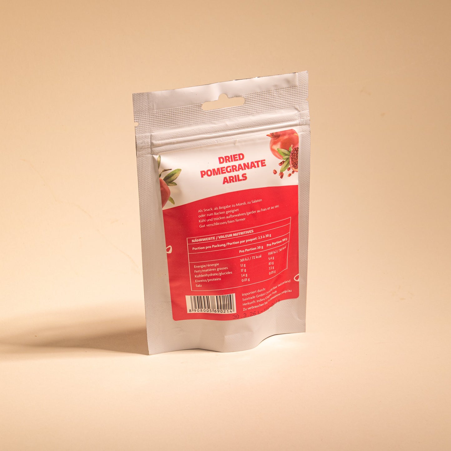 Granatapfelkerne, getrocknet