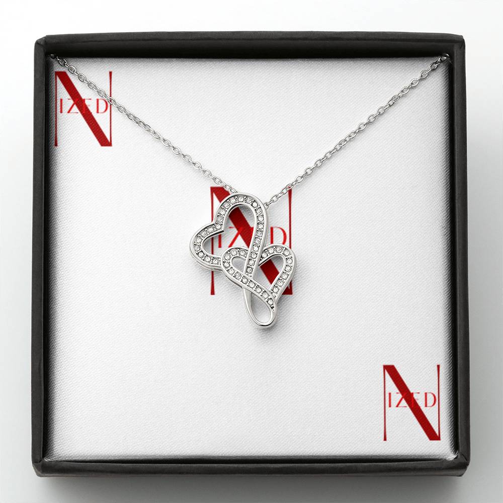 Double Heart Halskette