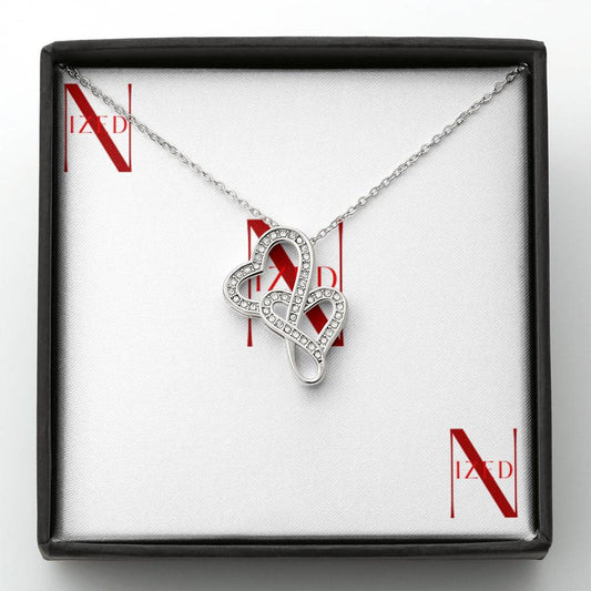 Double Heart Halskette