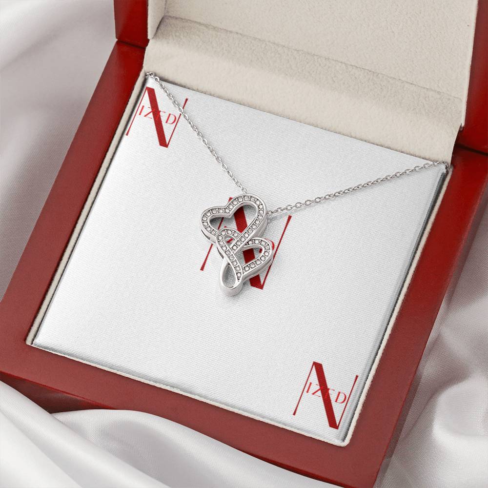 Double Heart Halskette