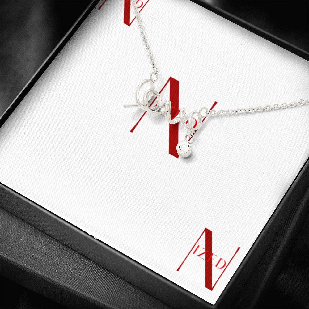 Scripted Love Halskette