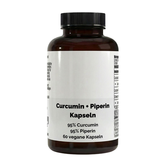 Curcuma (95% Curcumin) + Piperin - 60 vegane Kapseln