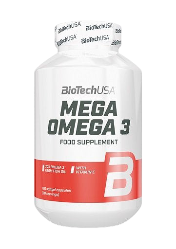 BioTech Mega Omega 3, 180 Kapseln