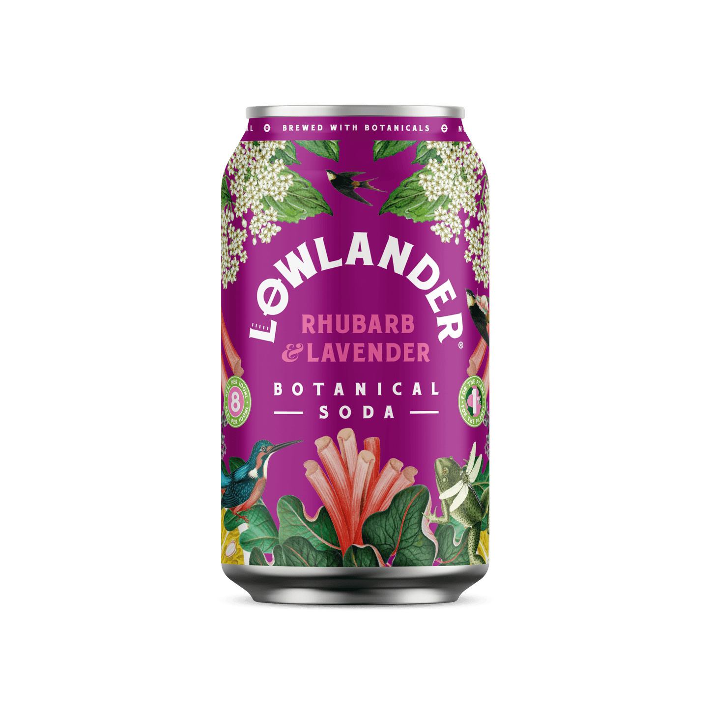 Lowlander Botanical Soda mit Rhabarber und Lavendel - 24/Alaner Store