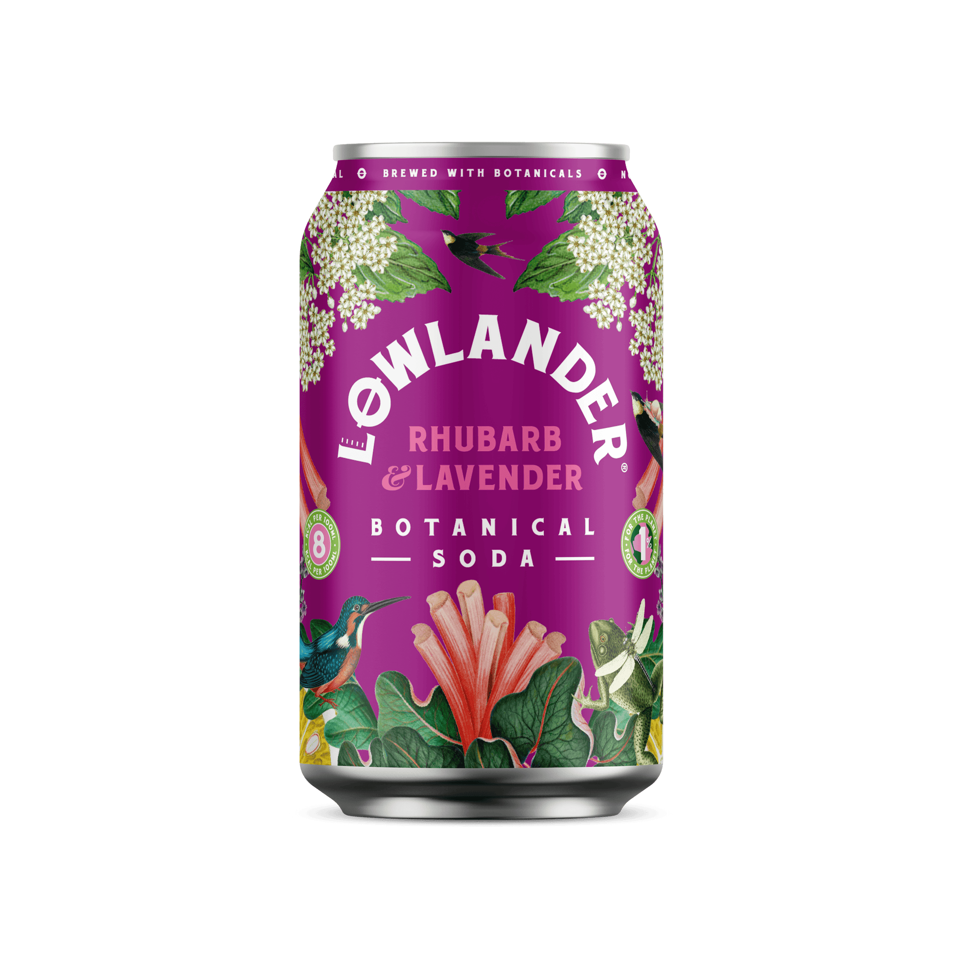 Lowlander Botanical Soda mit Rhabarber und Lavendel - 24/Alaner Store