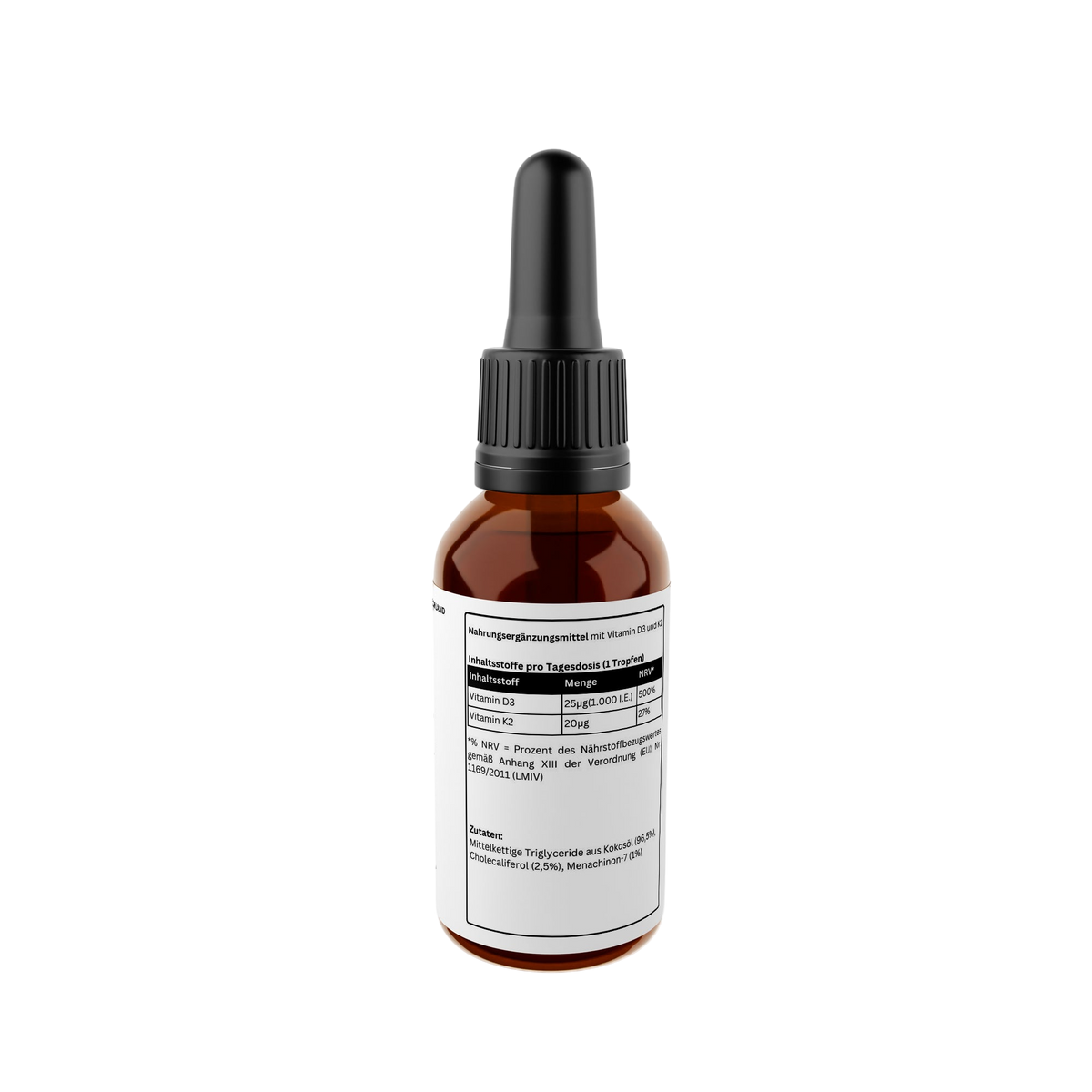 Vitamin D3 + K2 - 1,700 drops (1,000 IU)
