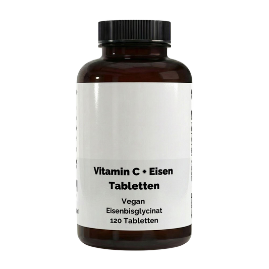 Eisen + Vitamin C - 120 vegane Tabletten