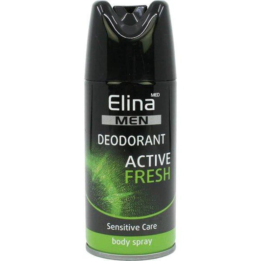 Deospray Elina 150ml for men Active Fresh - 24/Alaner Store