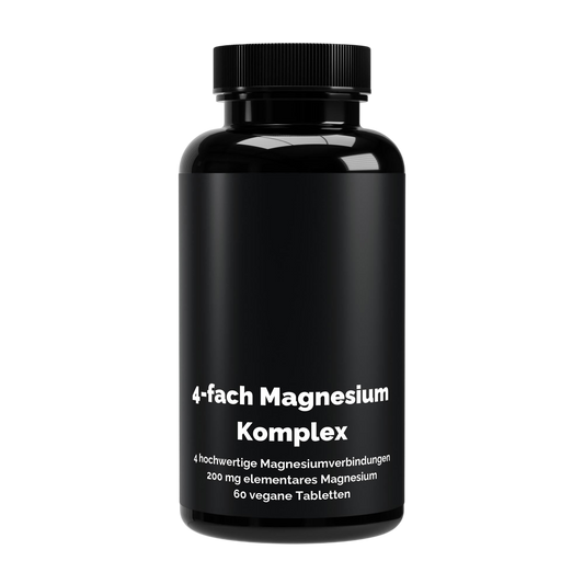 Magnesium 4fach Komplex - 60 vegane Tabletten