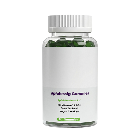 Apfelessig + C + B6 + Chrom Gummies - 60 Stk