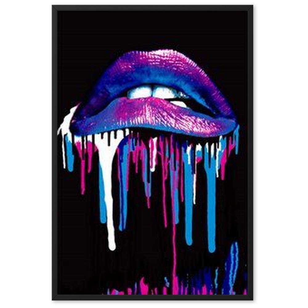 Incredible Lips Gerahmtes Poster