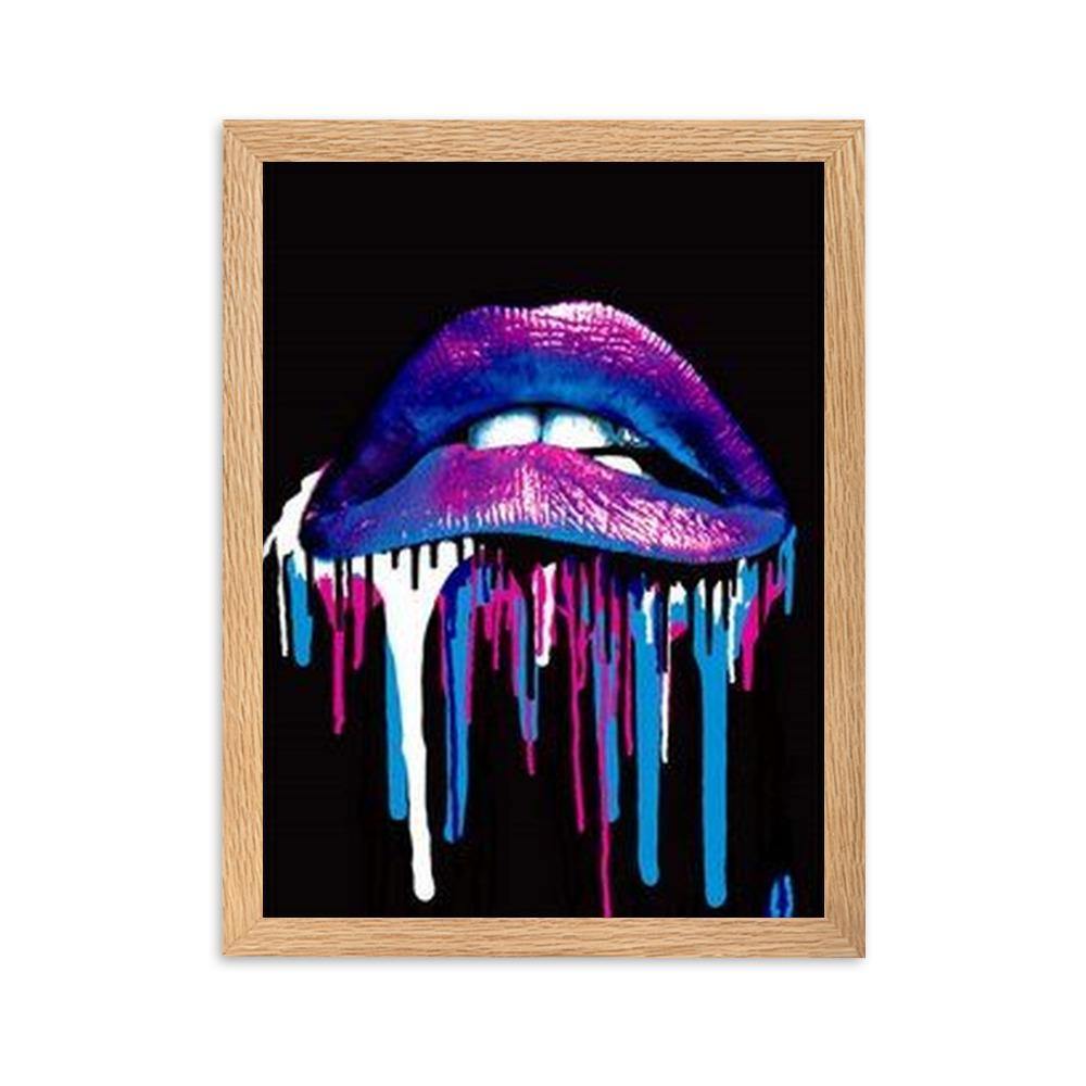 Incredible Lips Gerahmtes Poster