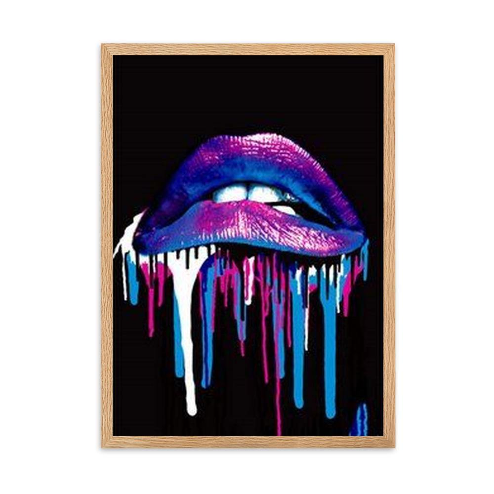 Incredible Lips Gerahmtes Poster