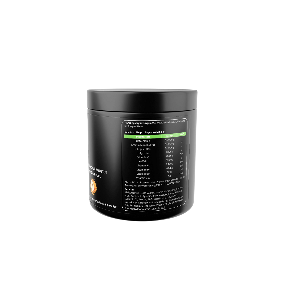 Pre-Workout Booster - Flavor: Apple