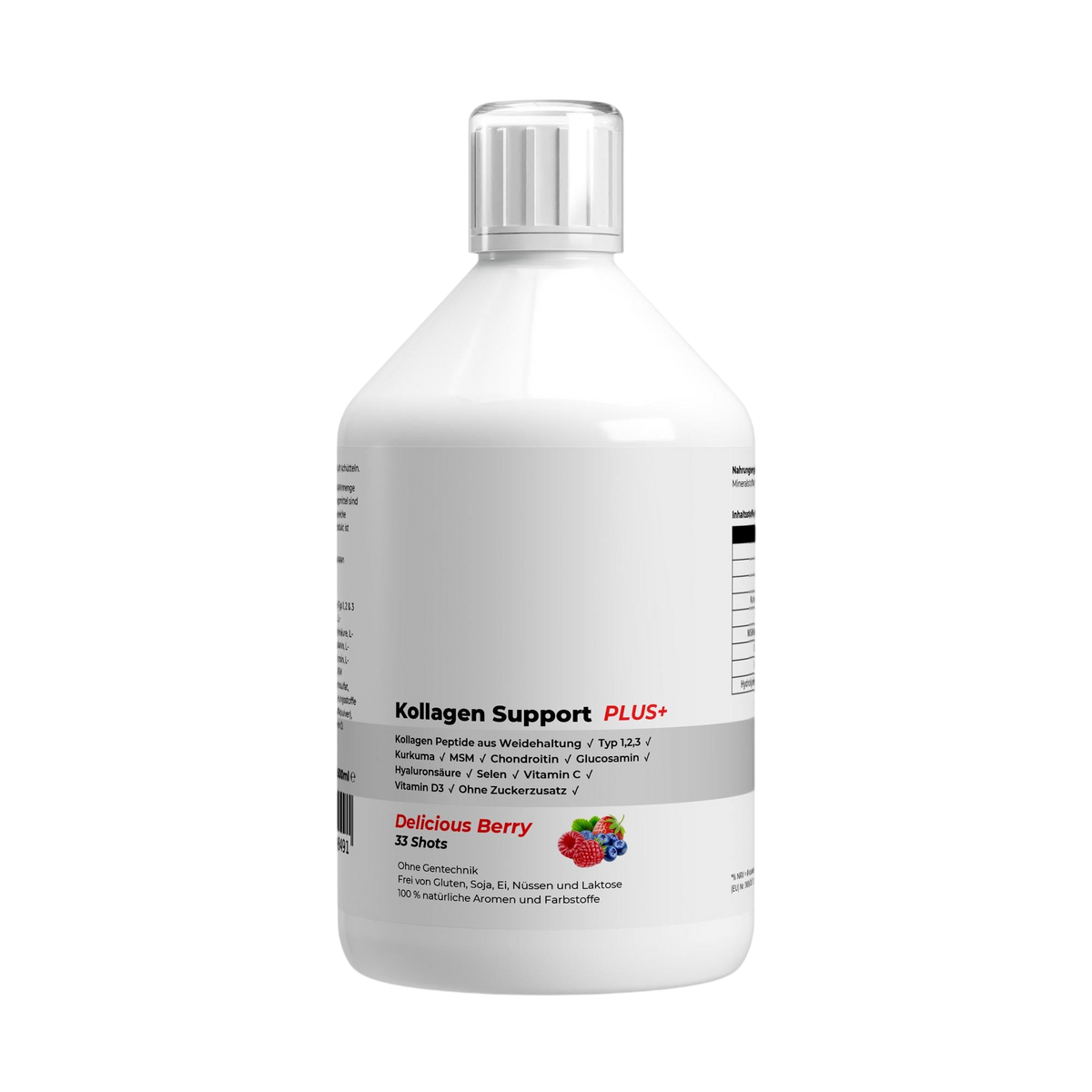 Collagen Support PLUS+ Shots - Wild Berry - 500ml