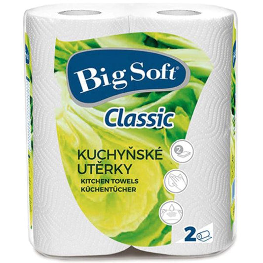 Küchenrolle 2-lagig Big Soft Classic 2x50 Blatt - 24/Alaner Store