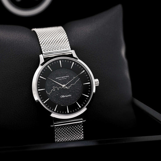 Armbanduhr Metropolis 34 Silber