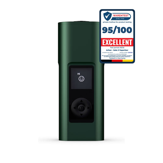Arizer Solo III Version 2.0 Premium Vaporizer mit XL-Glaspod