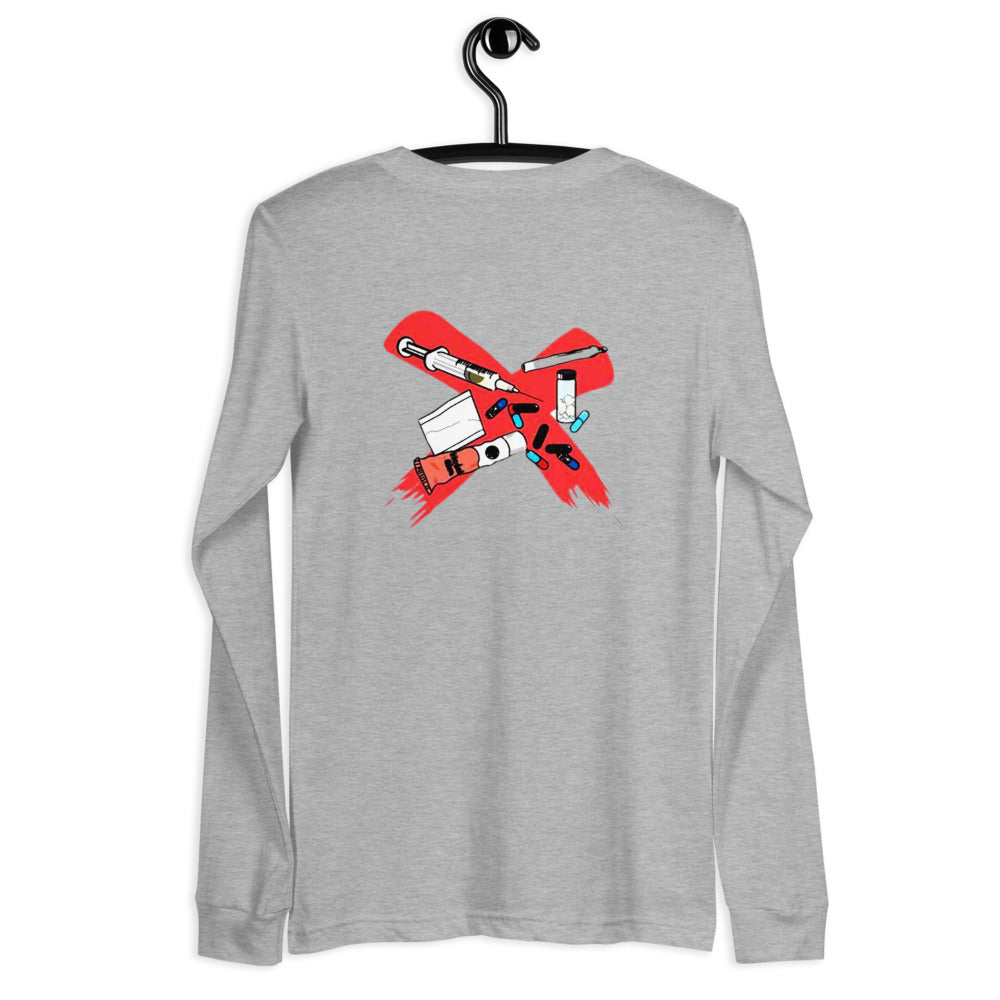 X All DRUGS Langarmshirt